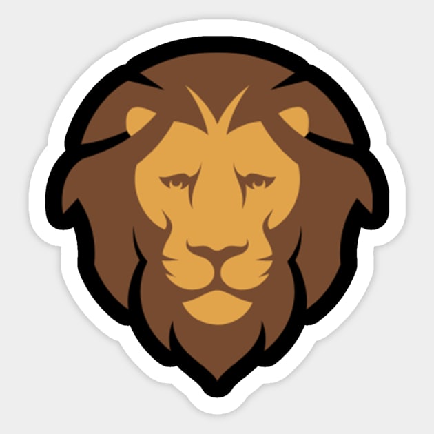 Lion Head Sticker by SavvyDiva